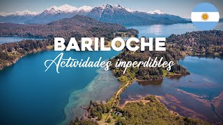 Qué hacer en Bariloche 9 Actividades paseos y excursiones IMPERDIBLES guiadeviaje [upl. by Tnecnivleahcim]