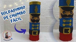 Como fazer soldadinho de chumbo  natal  decoração de natal [upl. by Oxley]