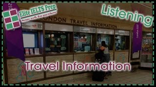 IELTS Practice Test – Elite IELTS Prep – Listening – C7T2 – Section 2 – Travel Information [upl. by Cristin]