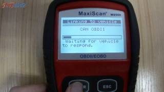 MaxiScan MS509 OBD2 Scanner [upl. by Ahsino]