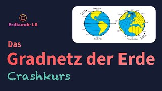 Das Gradnetz der Erde  Klausurtipps Erdkunde [upl. by Ahsiena3]