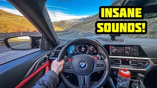 800HP BMW G82 M4 Competition xDrive POV Canyon Drive 4K [upl. by Burkitt269]