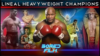 Complete Chronology of Lineal Heavyweight Champions  The Man Who Beat The Man UPDATED [upl. by Aggappera]