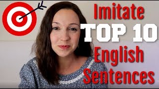 How to Pronounce TOP 10 English Sentences [upl. by Alleacim787]