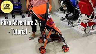 Cara menggunakan stroller Pliko Adventure 2 [upl. by Constantino]