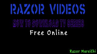 Download Tv Series Online for Free Online [upl. by Nocam]