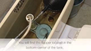 How to Test for and Fix a Leaky Toilet Flapper [upl. by Yditsahc]