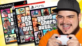 Jogando TODOS os GTA em 1 único vídeo [upl. by Eulau194]