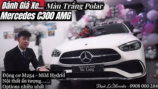 Chi Tiết Mercedes C300 AMG Màu Trắng Cực Hot  Tiết Kiệm Hàng Trăm Triệu Khi Mua Cuối Năm Nay [upl. by Ecirtnahs]