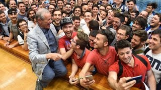 Il Presidente Zamparini incontra gli studenti ecco il servizio [upl. by Hembree]