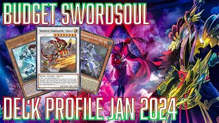 YUGIOH BUDGET Swordsoul Deck Profile Jan 2024 [upl. by Broadbent]