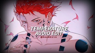 Temperature  Sean Paul Edit Audio Instrumental [upl. by Ainaznat]