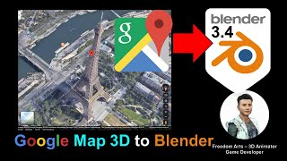 Google Map 3D to Blender 34  Full Tutorial [upl. by Laud]