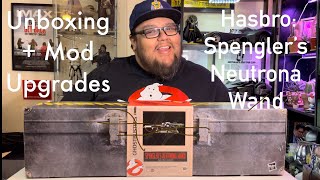 WHO YOU GONNA CALL GHOSTBUSTERS Hasbro Spengler’s Neutrona Wand Unboxing  Mods Upgrade [upl. by Blithe547]