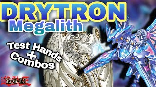 YuGiOh Drytron Megalith Combo Tutorial and Test Hands  Drytron Deck February 2021 [upl. by Aicrag]