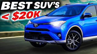 10 Reliable Used SUVs UNDER 20K [upl. by Querida]