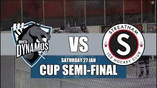 League Cup SemiFinal 1st Leg Highlights  Invicta Dynamos 2  3 Streatham RedHawks  270124 [upl. by Ansel]