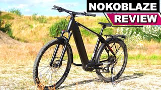 NOKOBLAZE EBike Review  Das BESTE leistbare AllTerrain Ebike 2024 [upl. by Evetta]