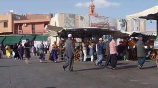 MOROCCO  Marrakech Market Square  Morocco Travel  Vacation Tourism Holidays HD [upl. by Ierna]