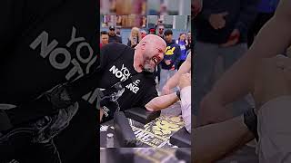 Larry Wheels showed a master class to 26x World Champ Allen Fisher🥶  armwrestling [upl. by Racso690]