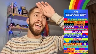 ✨ BENIDORM FEST 🎙️ Eurovision Spain 2022 Reacción 14 propuestas [upl. by Nesral]