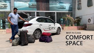 New Honda City 5th GEN  Practicality Review  Longest Widest amp Comfortable Sedan [upl. by Kariv]