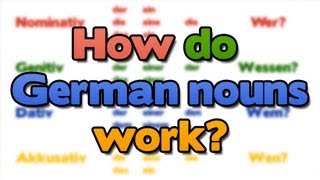 Learn German A1  German DeclensionsCases Declining Nouns  Deutsch Für Euch 10 [upl. by Ottie]