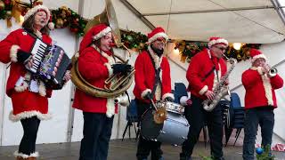 Grassington Dickensian Festival and Christmas Market 2017 4k Lumix TZ100 Ski Band [upl. by Lillis10]