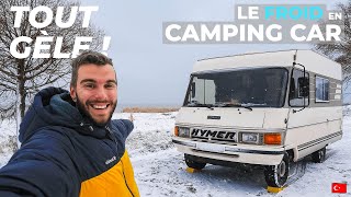 39  AFFRONTER le FROID de lHIVER en CAMPING CAR  VAN  On a froid [upl. by Mercado]