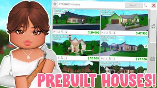 🏠Touring ALL The PREBUILT HOUSES in Bloxburg🏠 [upl. by Aleahcim]