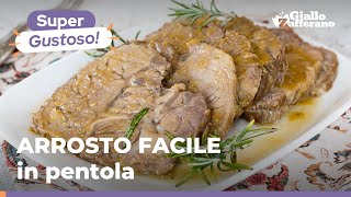 ARROSTO di VITELLO in pentola  VELOCISSIMO e SUPER GUSTOSO Da provare 🥩🍷🌿 [upl. by Dnomsaj]