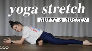 Entspanntes Yoga für Hüfte Rücken amp Schultern  Bye Bye Stress und Anspannung 👋  25 Min Stretch [upl. by Tybie]