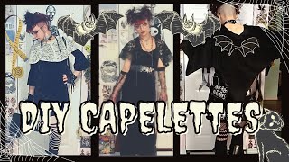 DIY Capelettes Tutorial and Lookbook easy gothic sewing project [upl. by Emmer]