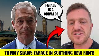 WATCH As Tommy Robinson BLASTS Nigel Farage In SCATHING New Rant [upl. by Onailerua]