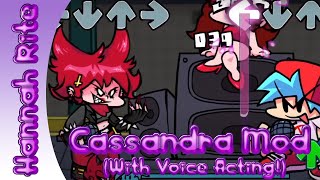 FNF VS Cassandra mod WITH VOICE ACTING Feat Chaotic Otaku [upl. by Yhtimit]