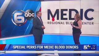 Special perks available for MEDIC Blood Donors [upl. by Norrag]