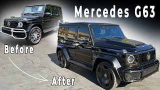 INSTALLING BRABUS BODYKIT ON 2024 MERCEDES G63 AMG INSANE TRANSFORMATION [upl. by Ellah]