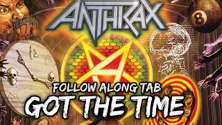 ANTHRAX  GOT THE TIME FOLLOW ALONG TAB [upl. by Elstan]