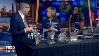 Jonathan Greenstein on Fox Hanukkah menorahs 2017 [upl. by Lach]