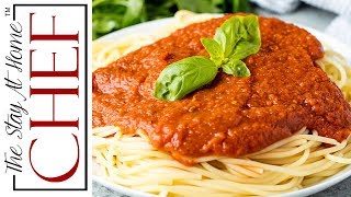 How to Make Homemade Spaghetti Sauce [upl. by Nixie]