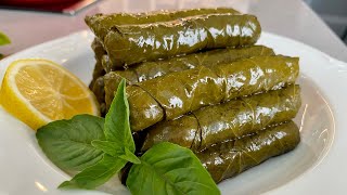 KARARMAYAN YEMYEŞİL YAPRAK SARMA NASIL YAPILIR  😋 LOKUM GİBİ SARMA TARİFİ 👌 [upl. by Ashien188]