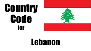 Lebanon Dialing Code  Lebanese Country Code  Telephone Area Codes in Lebanon [upl. by Harrod931]