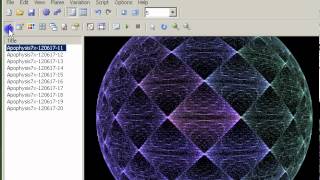 Making Fractal Apophysis Sphere  Wallpaper [upl. by Harak]