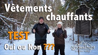 Veste chauffante ou vêtements chauffants  veste amp bas  On a testé pour vous [upl. by Marten555]