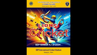 ERODE CAUVERY VS ERODE RED FORT  Lions Cricket Tournament  SRP International Cricket Ground [upl. by Ryann]