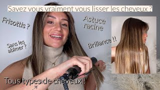 SAVEZ VOUS VRAIMENT VOUS LISSER LES CHEVEUX  Règles  conseils pour un résultat de pro [upl. by Salkin74]