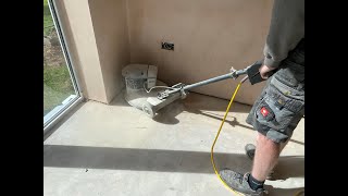 Thermoscreed Laitance Removal [upl. by Nylssej]