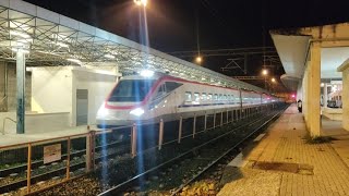 Hellenic Train ETR470 arrives at Larissa [upl. by Wescott]