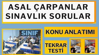 23 Asal Çarpanlar Bölenler ÖSYM TARZI SORULAR Konu TEKRAR  Temel Kavramlar Asal Çarpanlar [upl. by Urana]