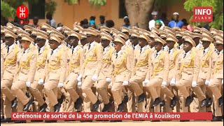 CÉRÉMONIE DE SORTIE DE LA 45E PROMO DE LEMIA BAPTISÉE « FEU GÉNÉRAL MOUSSA TRAORÉ » [upl. by Lull524]